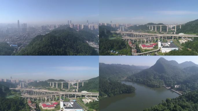 贵州清晨的贵阳黔灵山