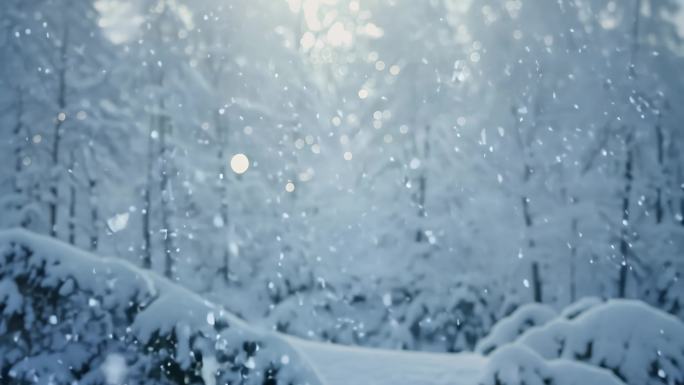 大雪小雪冬天寒冷东北冬季吉林雾凇冬天风景