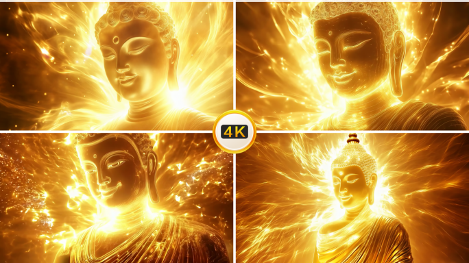 金色佛像 鎏金佛像 佛教造像 铜金佛像