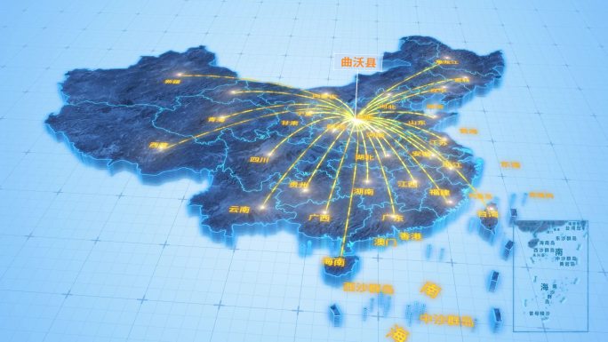 临汾市曲沃县辐射全国网络地图