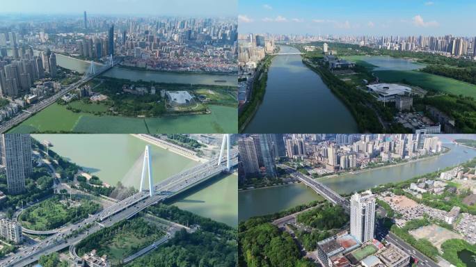 【原创4K】航拍武汉琴台月湖龟山