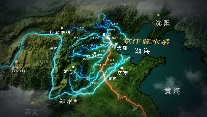 京津冀河北河流水系天津水系AE