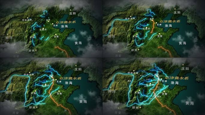 京津冀河北河流水系天津水系AE