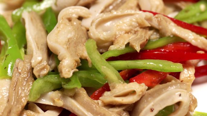 凉拌美味猪肚丝肚丝美味吃法