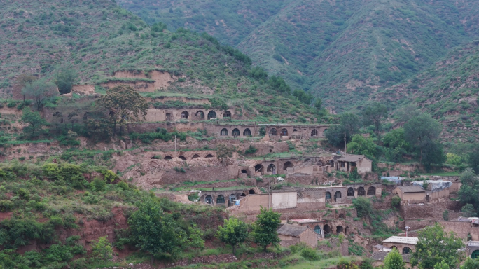 北方窑洞陕北窑洞黄土高原