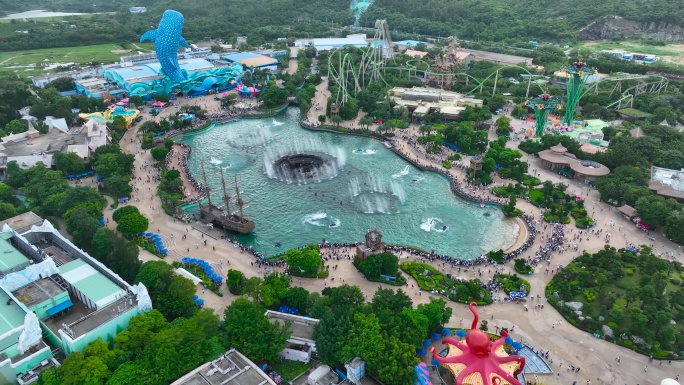 4K航拍珠海长隆海洋王国24