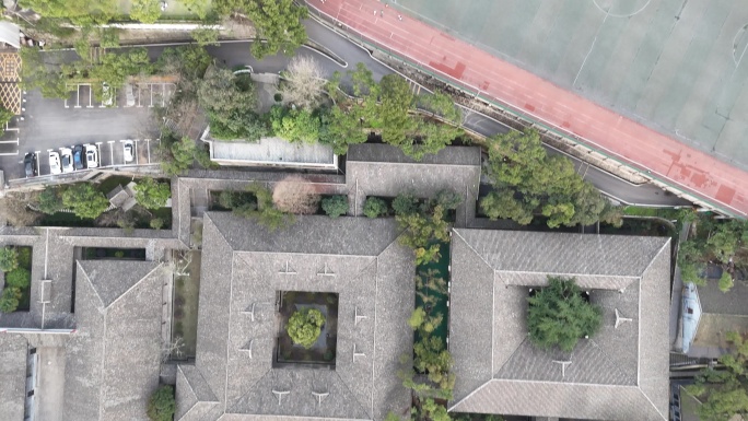 航拍第一师范学院 （城南校区）