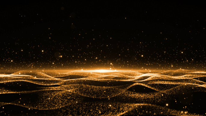 黑金粒子颁奖大屏素材