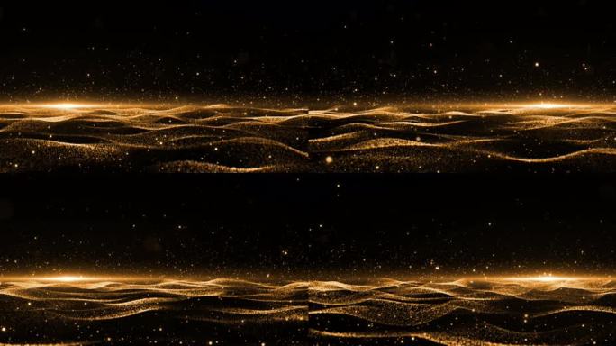 黑金粒子颁奖大屏素材