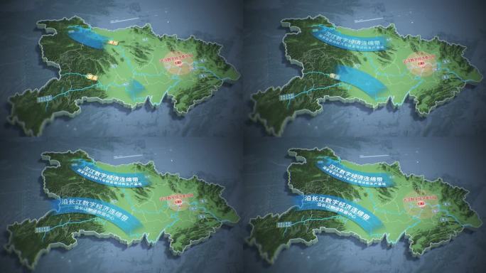 湖北省数字经济演示地图