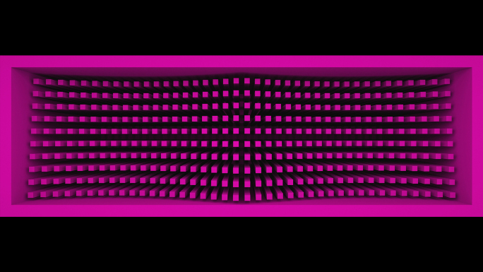 【裸眼3D】玫红时尚墙体几何浪漫空间背景