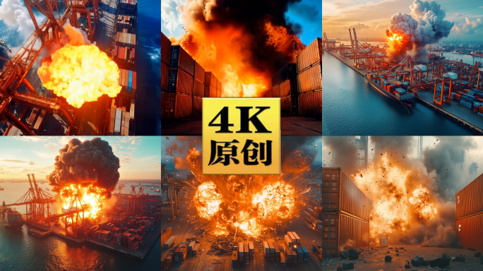 集装箱爆炸 码头爆炸 货轮爆炸
