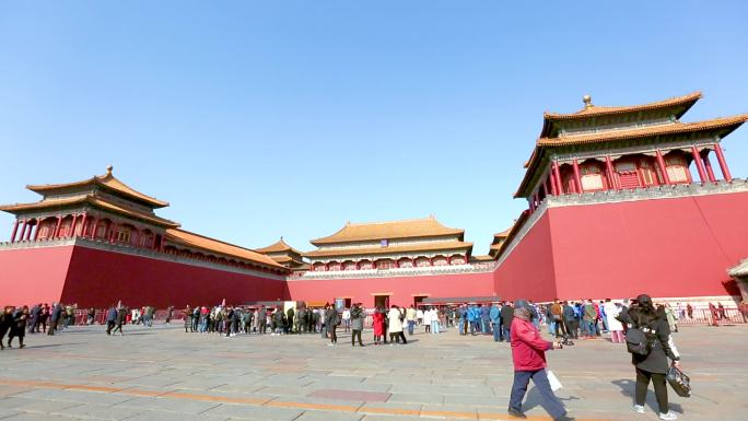 午门前广角延时拍摄