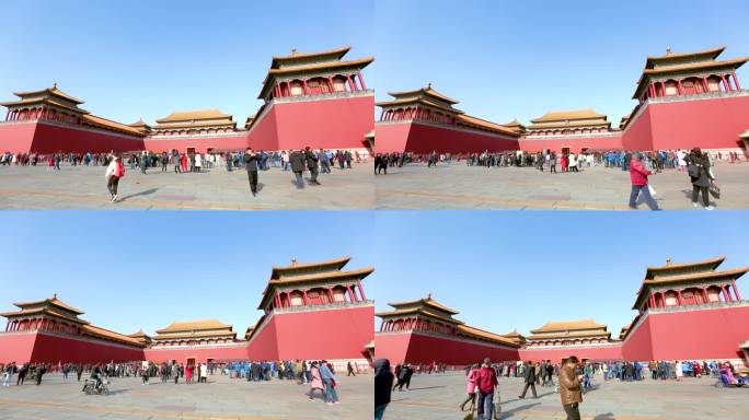 午门前广角延时拍摄
