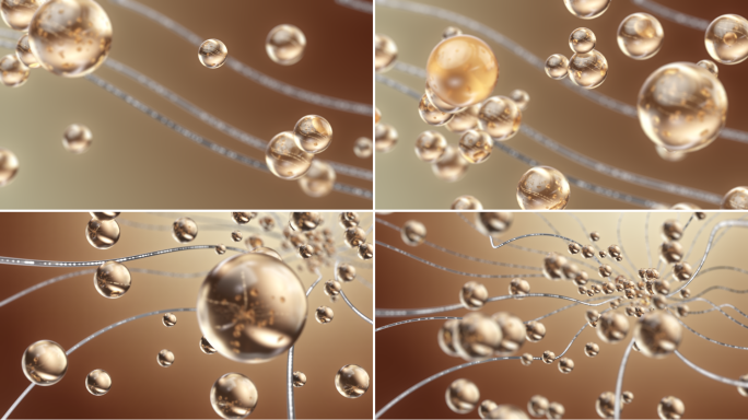 金色精华球分子萃取水润