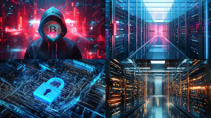 网络黑客比特币勒索信息防御安全保护视频