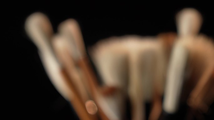 宣笔、毛笔、毛笔摆拍、鸡距笔、紫毫笔