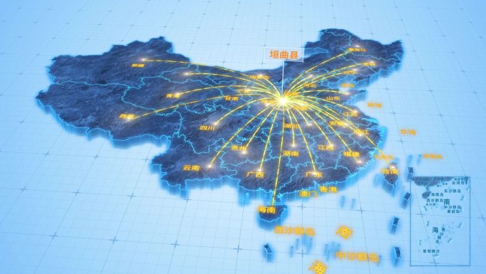 运城市垣曲县辐射全国网络地图