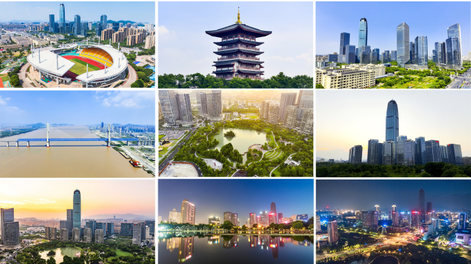 台州大气航拍延时