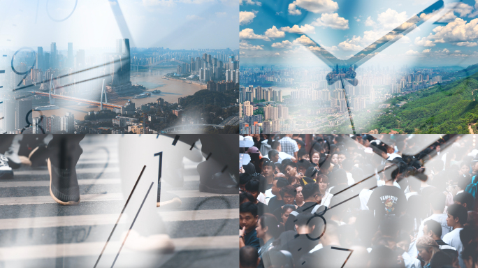 时代发展时代变迁延时空镜