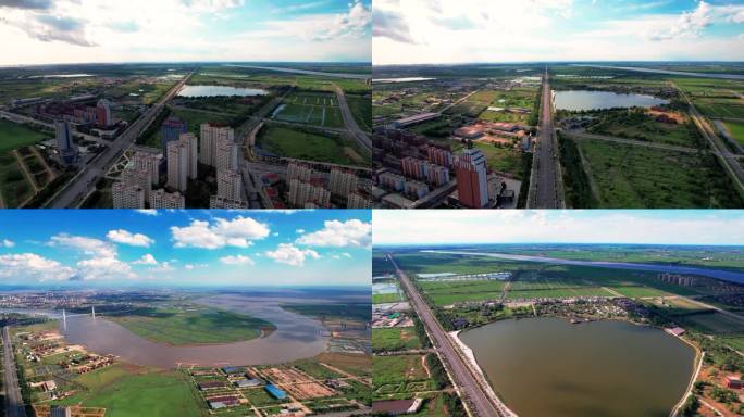 55盘锦辽滨大桥附近城区向海大道
