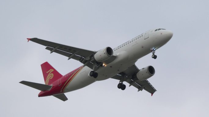 4K超稳：深圳航空A320客机降落深圳