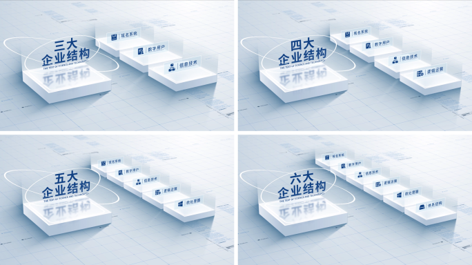 简洁三维企业科技信息分类【无插件】