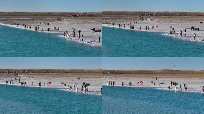 青海 东台吉乃尔湖 航拍 G315