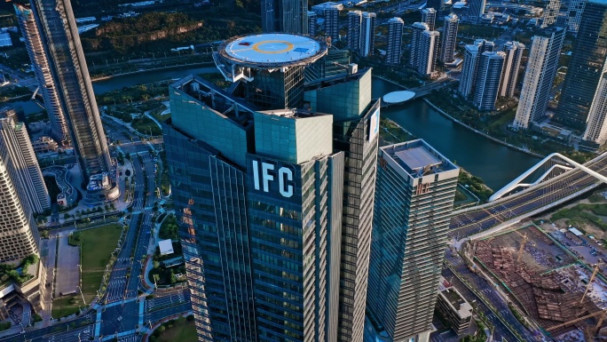 大湾区珠海横琴新区航拍