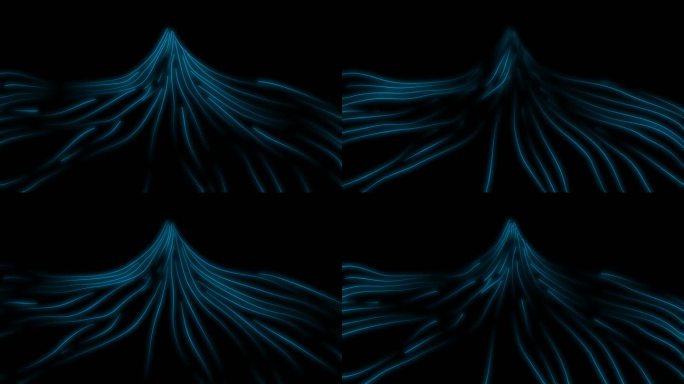 线条流动（带透明通道）