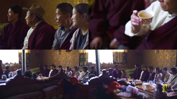 金色耳环 牛仔帽男 少数民族风情男子