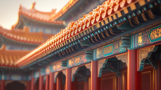 中国风古建筑结构 皇家园林