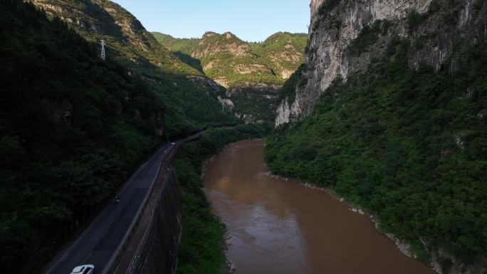 贵州赤水河谷旅游公路G212美酒河航拍