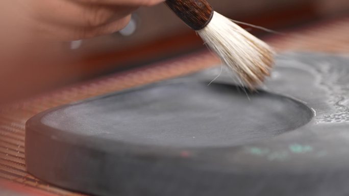 宣笔传统制作毛笔古法制作毛笔测试