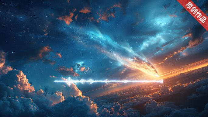 音波随音频跳动 AE模板