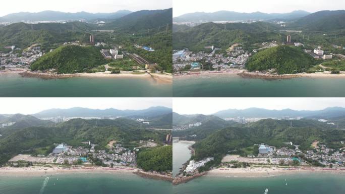 【正版素材】深圳官湖海滩 一镜到底