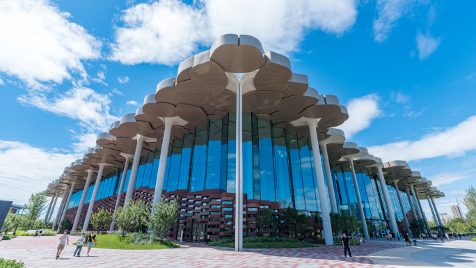 8K北京城市图书馆延时