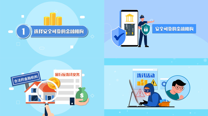 反洗钱mg动画 mg动画 防诈骗mg动画