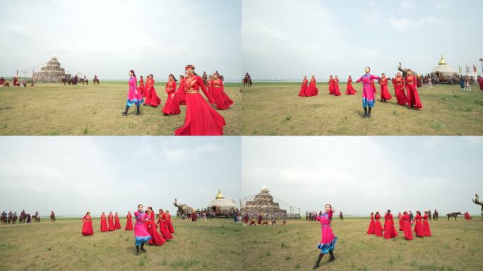 草原那达慕表演