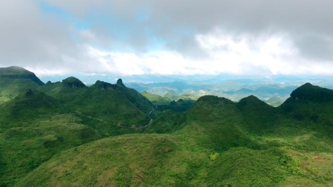 山川群山山脉青山航拍4k