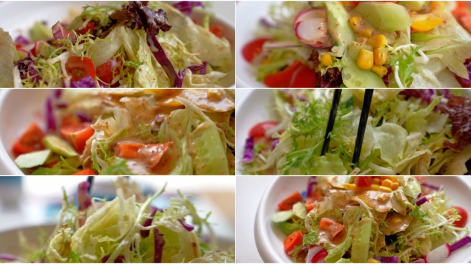 蔬菜沙拉大拌菜凉拌时蔬