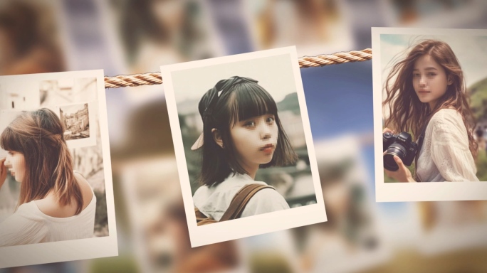 绳子悬挂电子相册企业周年纪念册