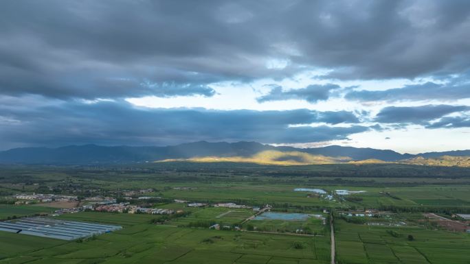 自然风光美丽祖国大好河山美景风景航拍延时