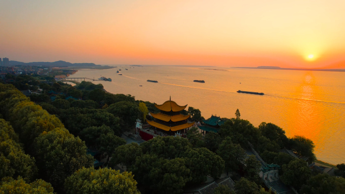 岳阳楼日出