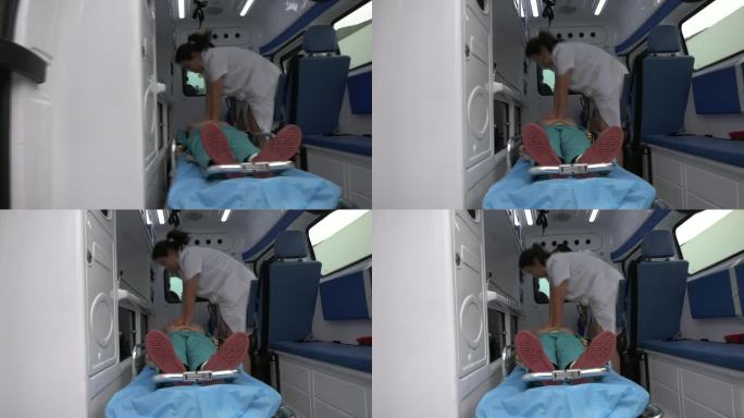 医务人员现场紧急救治演练