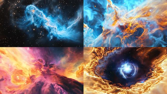 星云穿梭宇宙穿越星系星空宇宙太空银河星辰