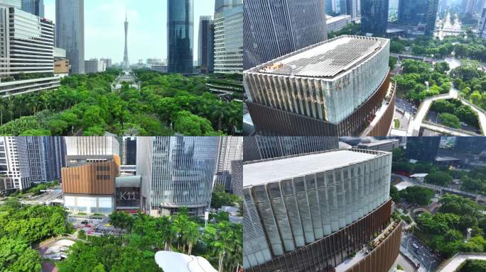 珠江新城 4K 广州K11商场 最新素材