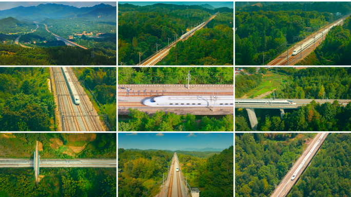 中国高铁/动车/和谐号/复兴号/4K高清