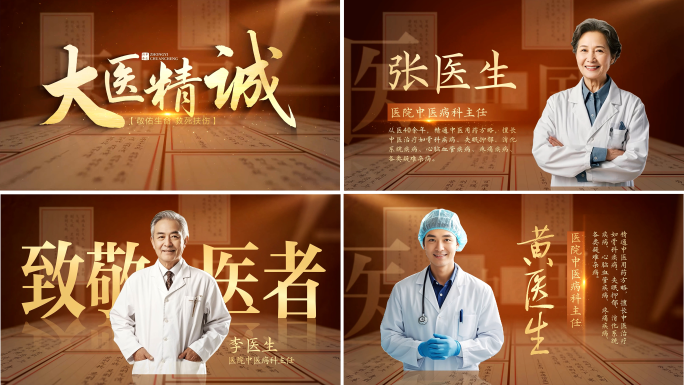 中医专家介绍AE模版