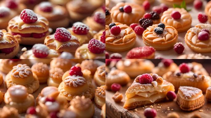 精美糕点面包 面食面点 烘焙